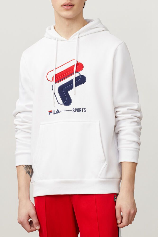 Fila Miesten Huppari Rocky Valkoinen - FNHV-49372